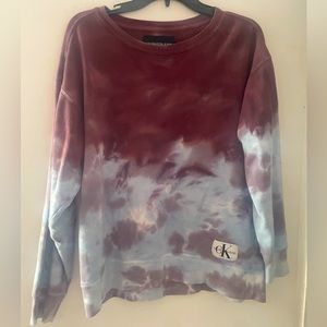 Calvin Klein tie-dye sweatshirt Small